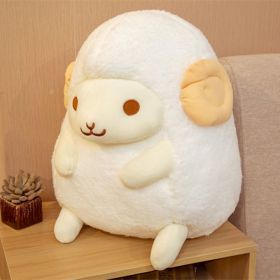 Cute Sitting Little Sheep Doll Plush Toy (Option: White-40cm)